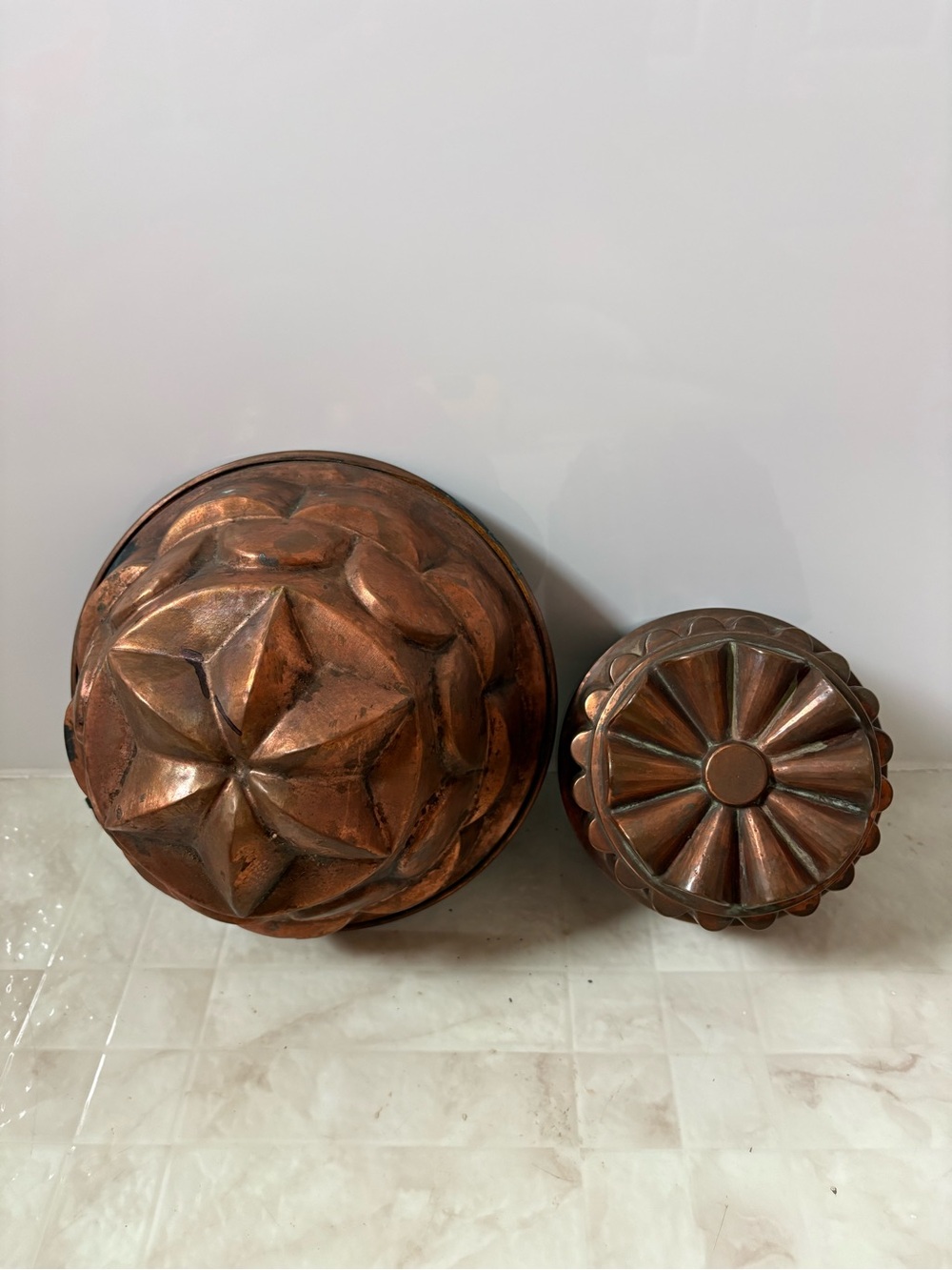 Antique Copper Mold Set